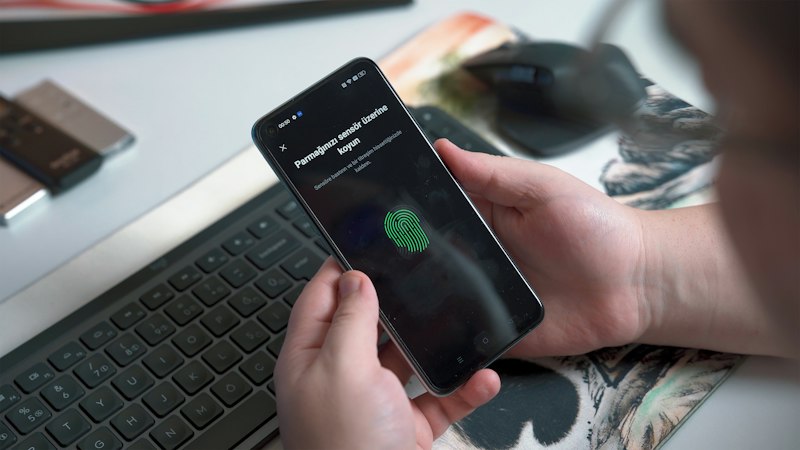 A person holding a phone